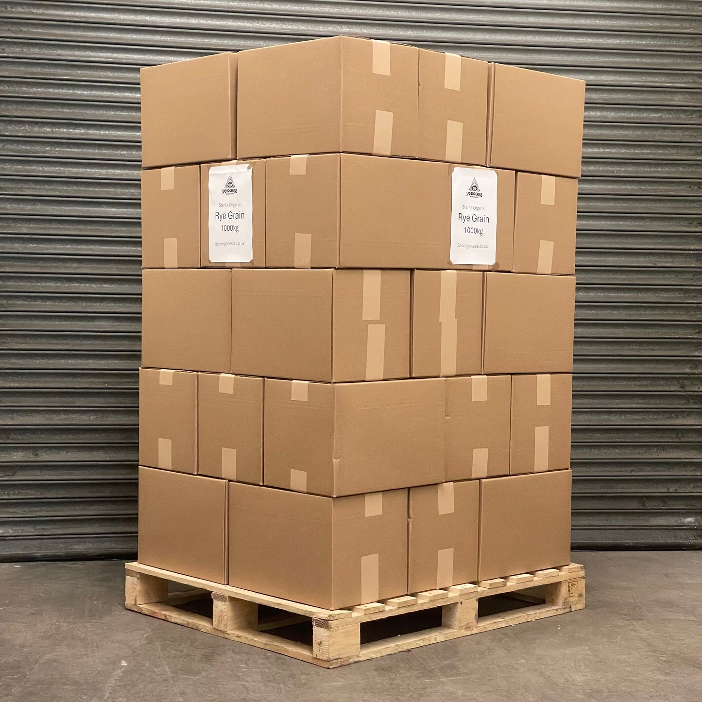 Wholesale Sterilised Rye Grain Bags – 1kg (Bulk Mushroom Spawn)